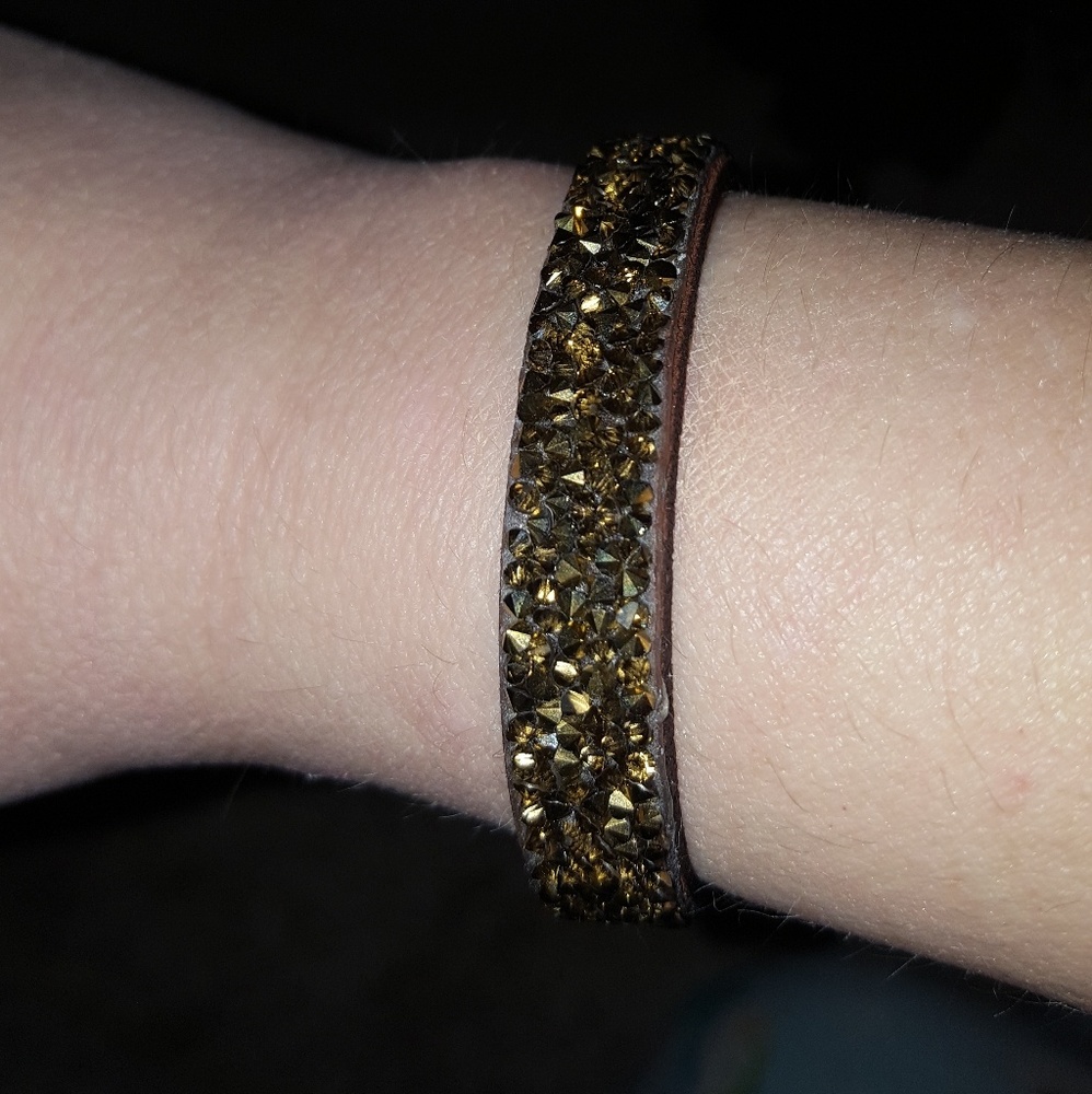 Brown fashion Sparkle bracelet